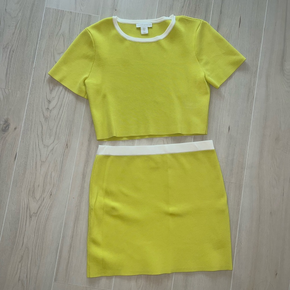 Yellow Two-Piece Set